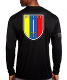 Long Sleeve Performance PT Shirt. This shirt IS approved for PT.