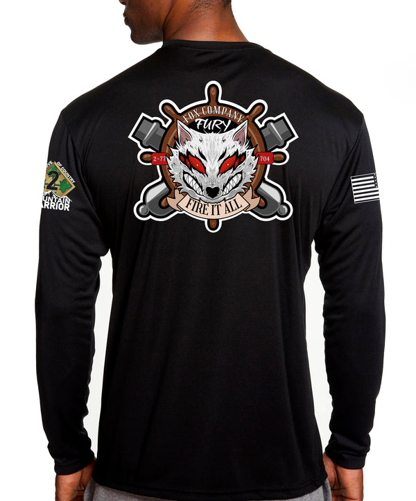 Fox Co. Long Sleeve Performance PT Shirt. This shirt IS approved for PT.