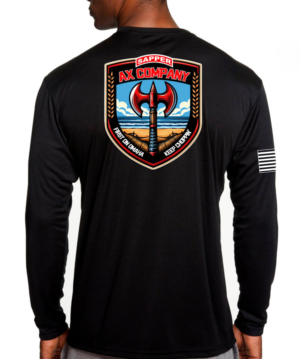 Long Sleeve Performance PT Shirt. This shirt IS approved for PT.