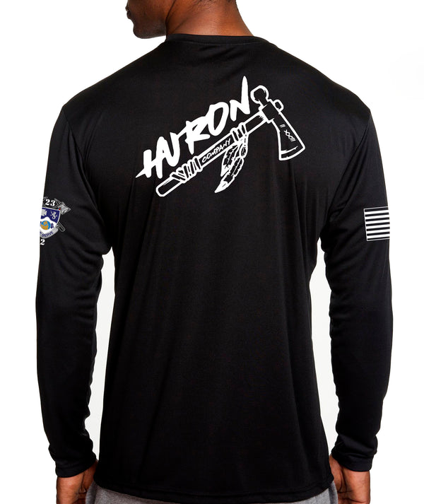 Huron Co Long Sleeve Performance Unisex Shirt. This shirt IS approved for PT