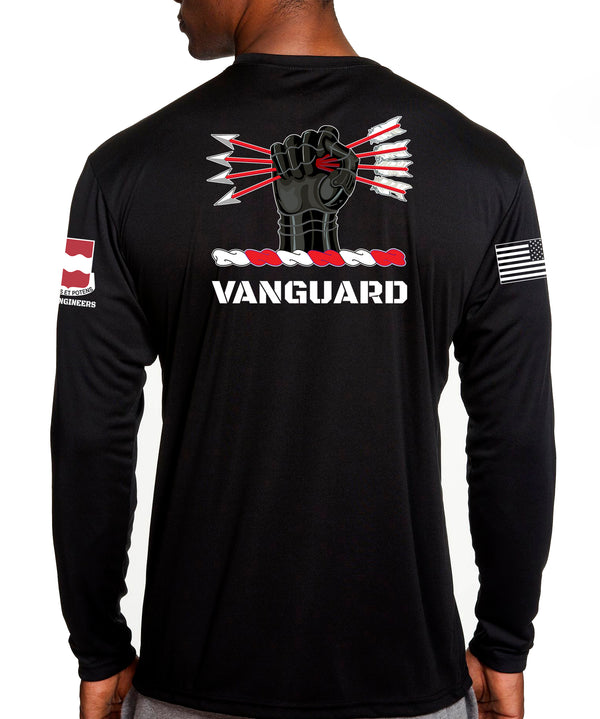 Black Long Sleeve Performance PT Shirt. This shirt IS approved for PT.