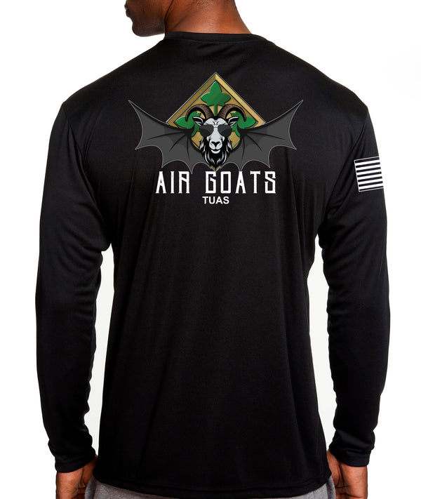 Long Sleeve Performance PT Shirt. This shirt IS approved for PT.