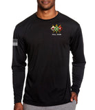 Long Sleeve Performance PT Shirt. This shirt IS approved for PT.