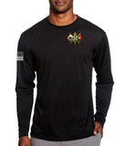 Long Sleeve Performance PT Shirt. This shirt IS approved for PT.