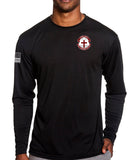 Long Sleeve Performance PT Shirt. This shirt IS approved for PT.