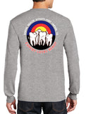 Long Sleeve 50-50 Blend Unisex Shirt. This shirt comes in multiple colors.