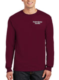 Long Sleeve 50-50 Blend Unisex Shirt. This shirt comes in multiple colors.