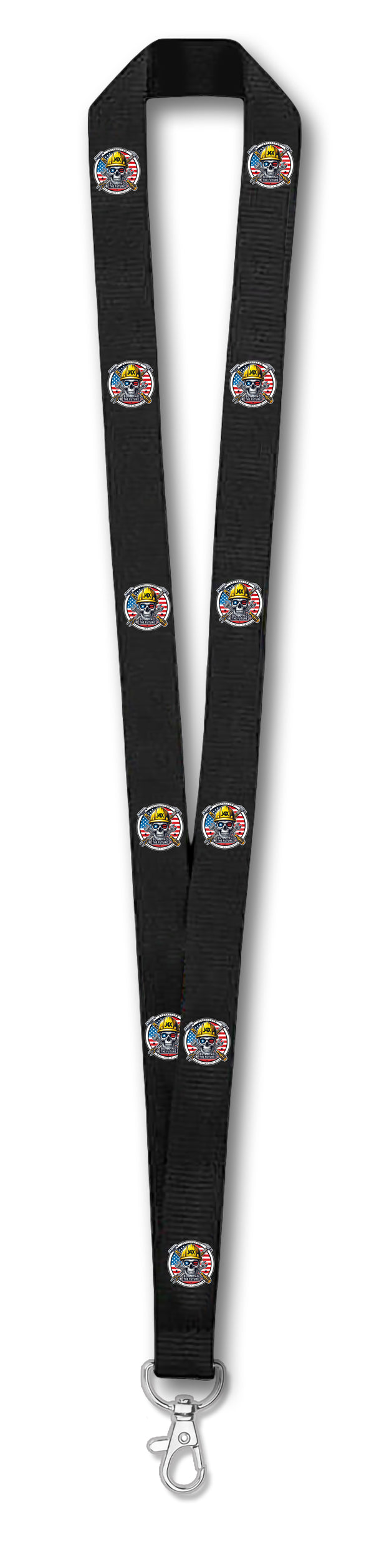 Black Lanyard for ID Badges - 18 x .4.