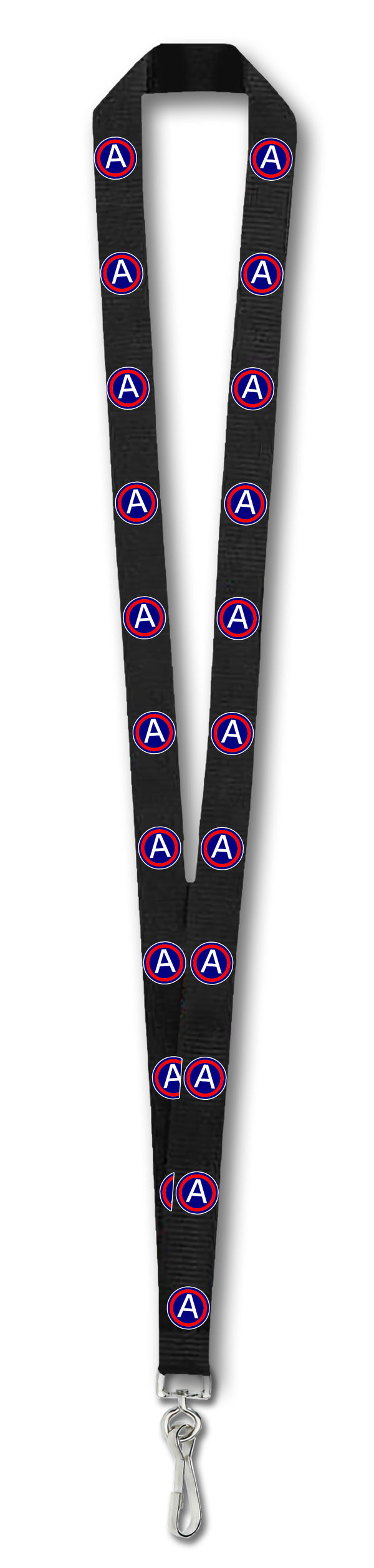 USARCENT Black Lanyard for ID Badges - 18 x .4.