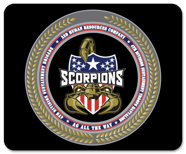 Scorpions Rectangle Mouse Pad, 7.75” x 9.25”.