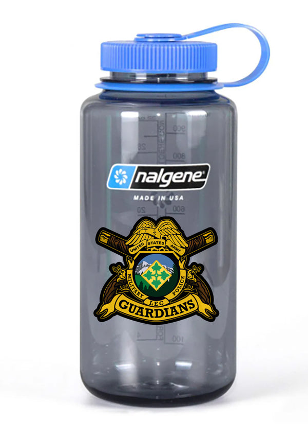 Nalgene Grey Wide Mouth Water Bottle.