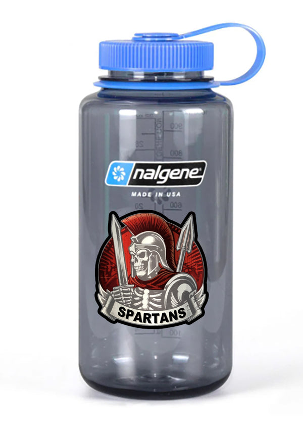 Nalgene Grey Wide Mouth Water Bottle.