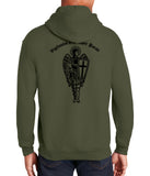 Archangel 6 4th Unisex Hoodie Sweatshirt. Black Design. This sweatshirt is NOT approved for PT.