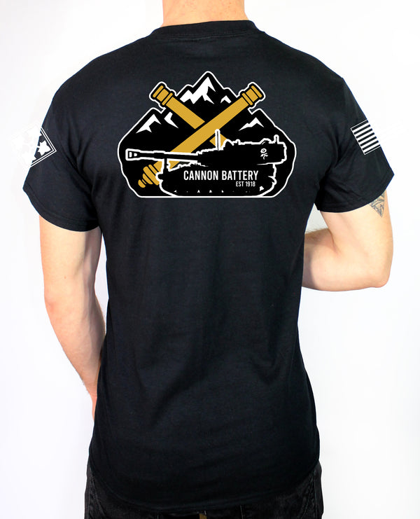 50-50 Blend Black Unisex PT Short Sleeve Shirt. Approved for PT