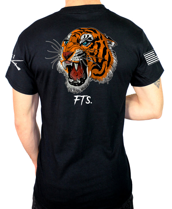 Predator 50-50 Blend Black Unisex PT Short Sleeve Shirt. Approved for PT