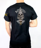 50-50 Blend Black Unisex PT Short Sleeve Shirt. Approved for PT