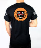 50-50 Blend Black Unisex PT Short Sleeve Shirt. Approved for PT