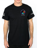 4th Space Black 50-50 Blend Unisex PT Short Sleeve Shirt