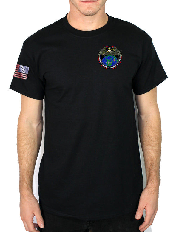 50-50 Blend Black Unisex PT Short Sleeve Shirt. Approved for PT