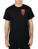 B Troop 4321 Black 50-50 Blend Unisex PT Short Sleeve Shirt