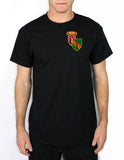 50-50 Blend Black Unisex PT Short Sleeve Shirt. Approved for PT