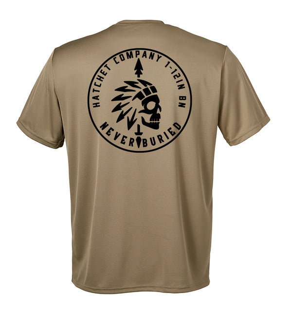H Co Performance Coyote Tan Closed Mesh Unisex Shirt. This shirt is NOT approved for PT