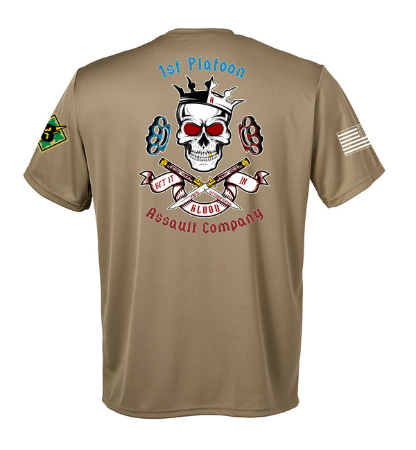 Platoon Coyote Tan Unisex Shirt. This shirt is NOT approved for PT.