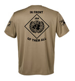 Performance Coyote Tan Closed Mesh Unisex Shirt. This shirt is NOT approved for PT.