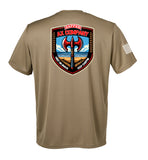 Performance Coyote Tan Closed Mesh Unisex Shirt. This shirt is NOT approved for PT