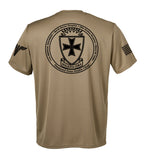 Performance Coyote Tan Closed Mesh Unisex Shirt. This shirt is NOT approved for PT.