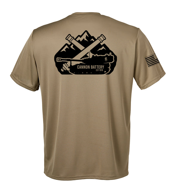 Performance Coyote Tan Closed Mesh Unisex Shirt. This shirt is NOT approved for PT