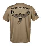 Cadre Performance Coyote Tan Closed Mesh Unisex Shirt. This shirt is NOT approved for PT