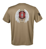 Performance Coyote Tan Closed Mesh Unisex Shirt. This shirt is NOT approved for PT