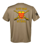 Performance Coyote Tan Closed Mesh Unisex Shirt. This shirt is NOT approved for PT