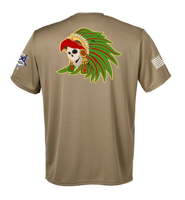 Aztec Co Performance Coyote Tan Unisex Shirt. This shirt is NOT approved for PT