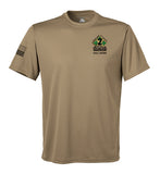 Performance Coyote Tan Closed Mesh Unisex Shirt. This shirt is NOT approved for PT