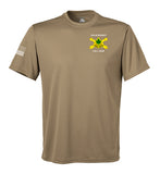 Performance Coyote Tan Closed Mesh Unisex Shirt. This shirt is NOT approved for PT.