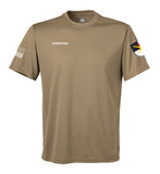 Performance Coyote Tan Closed Mesh Unisex Shirt. This shirt is NOT approved for PT