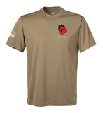 Performance Coyote Tan Unisex Shirt. This shirt is NOT approved for PT