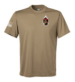 Breacher Performance Coyote Tan Closed Mesh Unisex Shirt. This shirt is NOT approved for PT