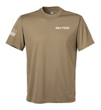 Performance Coyote Tan Closed Mesh Unisex Shirt. This shirt is NOT approved for PT