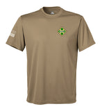 Performance Coyote Tan Closed Mesh Unisex Shirt. This shirt is NOT approved for PT