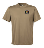 Performance Coyote Tan Closed Mesh Unisex Shirt. This shirt is NOT approved for PT.