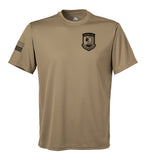 Performance Coyote Tan Closed Mesh Unisex Shirt. This shirt is NOT approved for PT