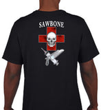 Sawbone Lethal Gear Performance Unisex t-shirt. (Feels like a Reg T-Shirt). This shirt IS approved for PT