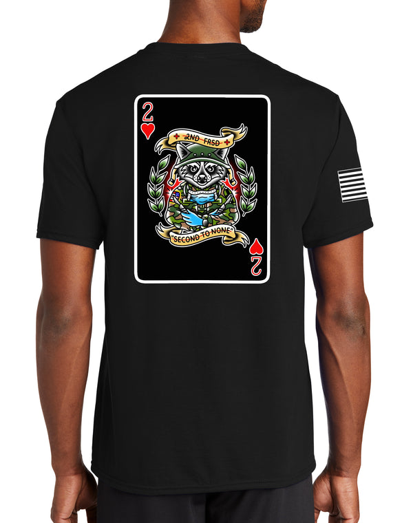 Deployment Performance Short Sleeve PT Shirt (Feels like Cotton). Color Design. This shirt IS approved for PT.