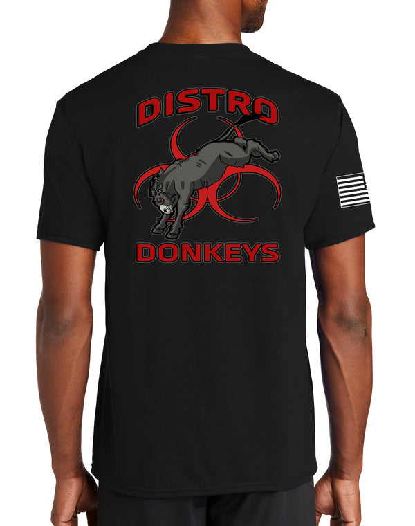 Distro Performance Unisex t-shirt. (Feels like a Reg T-Shirt). This shirt IS approved for PT