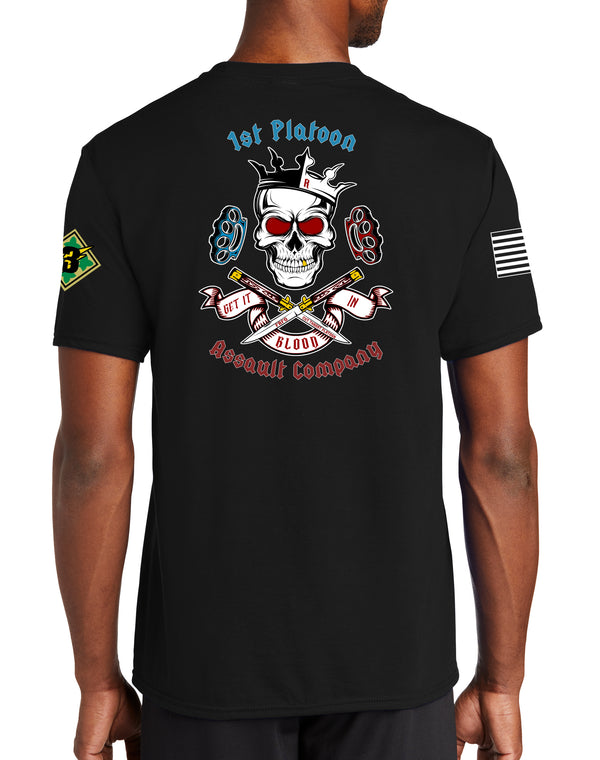 Platoon Performance Short Sleeve PT Shirt (Feels like Cotton). Color Design. This shirt IS approved for PT.