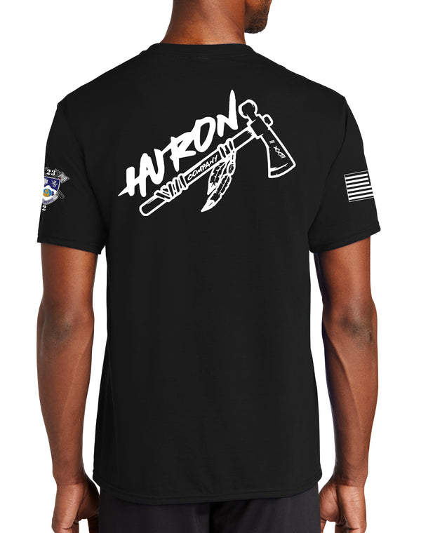 Huron Co Performance Unisex t-shirt. (Feels like a Reg T-Shirt). This shirt IS approved for PT