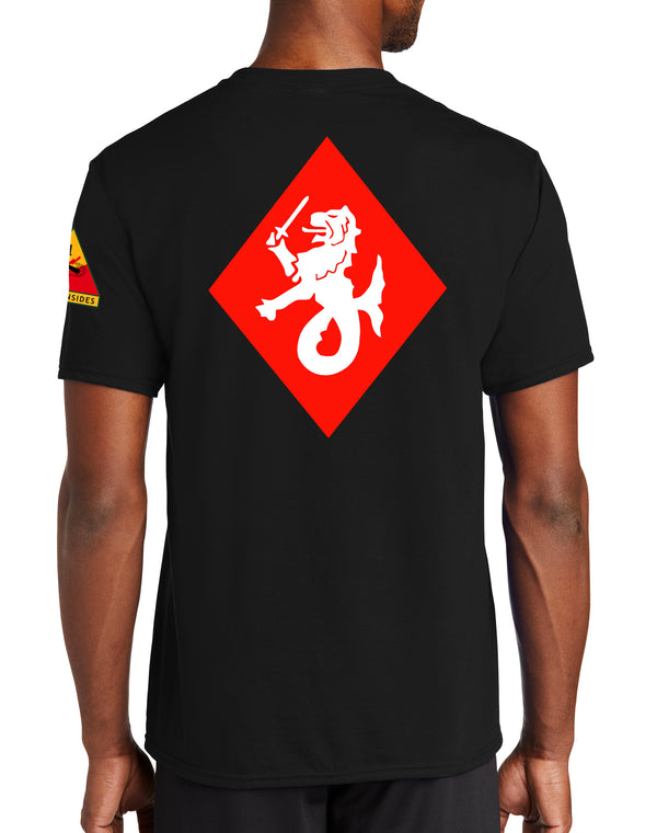 Performance Short Sleeve PT Shirt (Feels like Cotton). Color Design. This shirt IS approved for PT.
